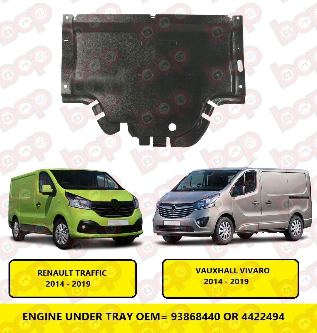 VAUXHALL VIVARO 2014 - 2019 UNDER ENGINE COVER UNDERTRAY SHIELD GUARD PROTECTION