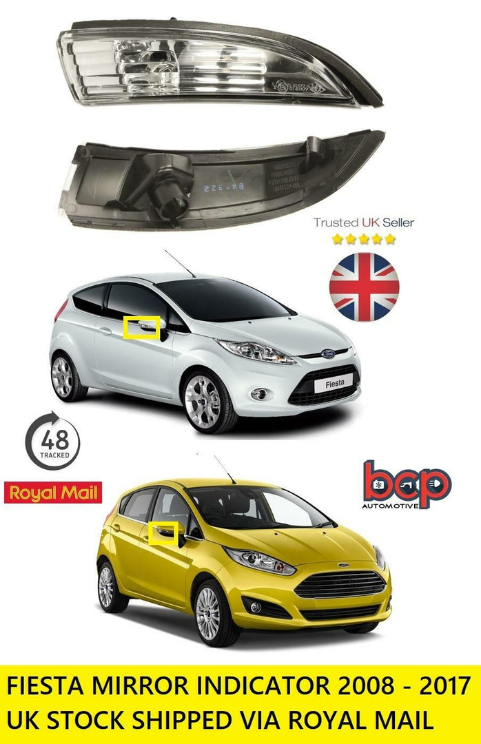 FORD FIESTA 2008 – 2017 DOOR WING MIRROR INDICATOR RIGHT DRIVER SIDE UK STOCK