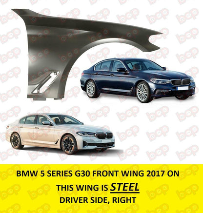 BMW 5 SERIES G30 2020 - 2023 FRONT WING FEDNER PANEL RIGHT DRIVERS SIDE STEEL