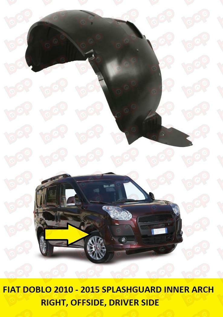 FIAT DOBLO 2010 – 2015 FRONT WING SPLASHGUARD INNER ARCH RIGHT DRIVERS SIDE