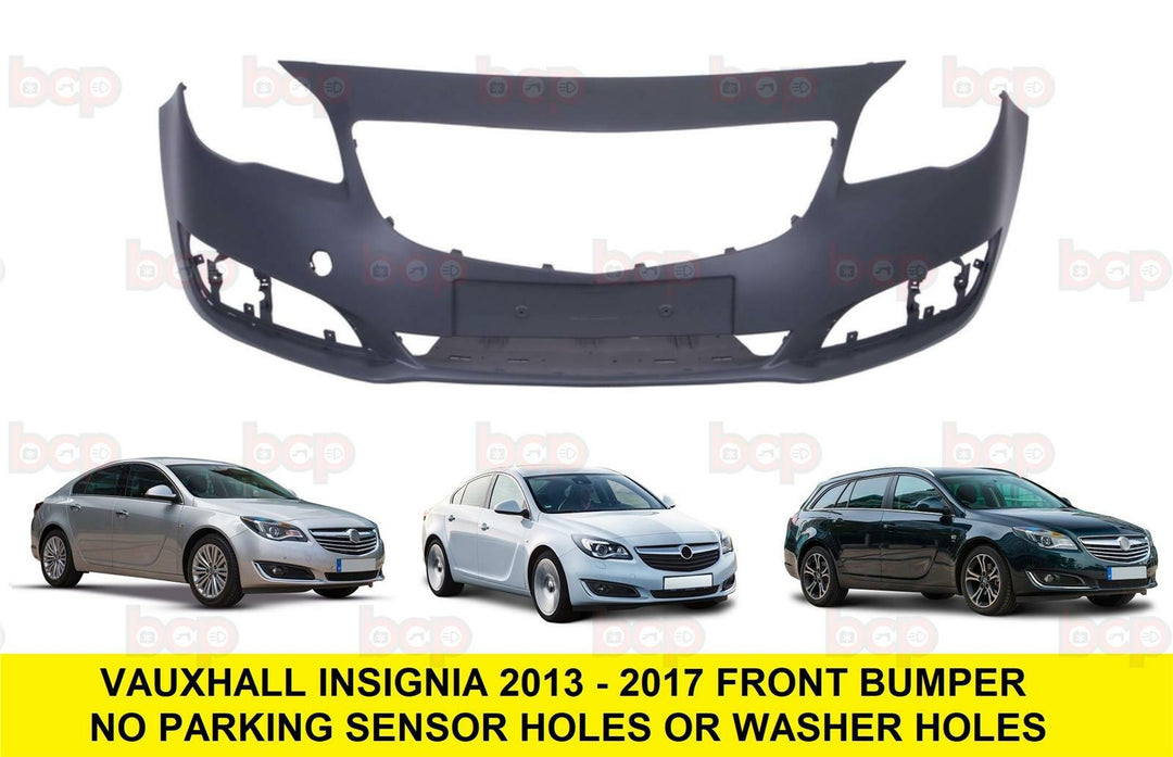 VAUXHALL INSIGNIA 2013 - 2017 FRONT BUMPER PRIMED INSURANCE APPROVED NEW PRIMED