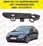 Load image into Gallery viewer, BMW 3 SERIES F30 FRONT BUMPER BRACKET WING GUIDE 51117279711 LEFT PASSENGER SIDE
