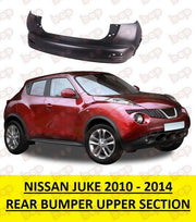 FOR NISSAN JUKE 2010 -2014 REAR UPPER BUMPER PRIMED NEW INSURANCE APPROVED