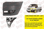 Load image into Gallery viewer, FORD TRANSIT MK7 2006 - 2014 FRONT BUMPER CORNER END CAP &amp; BRACKET PASSENGER NEW