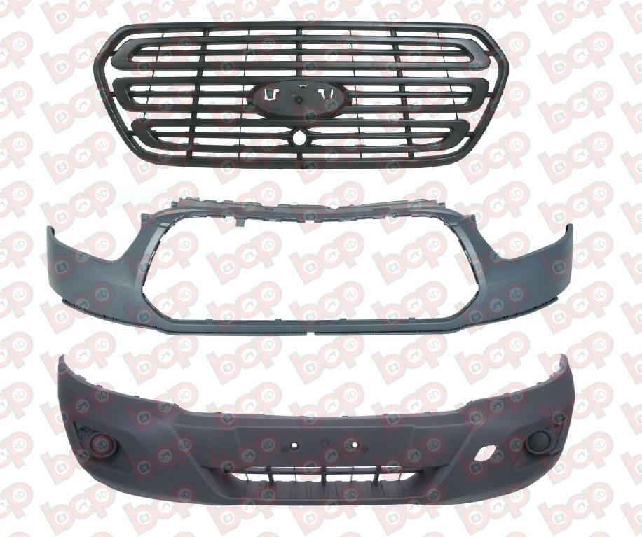 FORD TRANSIT FRONT BUMPER KIT UPPER AND LOWER 2014-2019 MARKED FOG HOLES 2017895