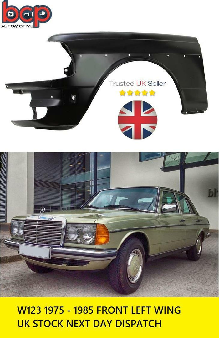 MERCEDES W123 1975 - 1985 FRONT WING LEFT PASSENGERS SIDE A1238800518 UK SELLER