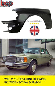 MERCEDES W123 1975 - 1985 FRONT WING LEFT PASSENGERS SIDE A1238800518 UK SELLER