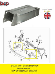 MERCEDES C CLASS W204 FRONT PASSENGER SIDE IMPACT CHASSIS ABSORBER A2046201195