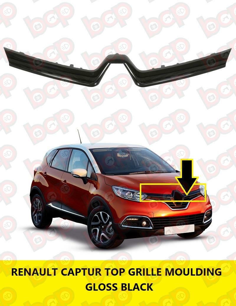RENAULT CAPTUR 2013 - 2017 FRONT GRILLE MOULDING GLOSS BLACK TRIM 623820592R