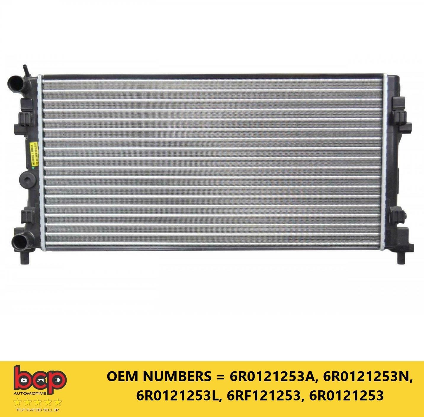 AUDI A1 2010 - 2018 RADIATOR WATER COOLER FOR COOLANT ENGINE 1.0 1.4 TDI TSFI