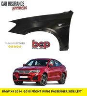 BMW X4 F26 2014 - 2018 FRONT WING LEFT PASSENGERS SIDE INSURANCE APPROVED