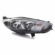 FORD FIESTA MK8 2013 - 2016 HEADLIGHT HEADLAMP DRIVER RIGHT BLACK INSIDE NO LED
