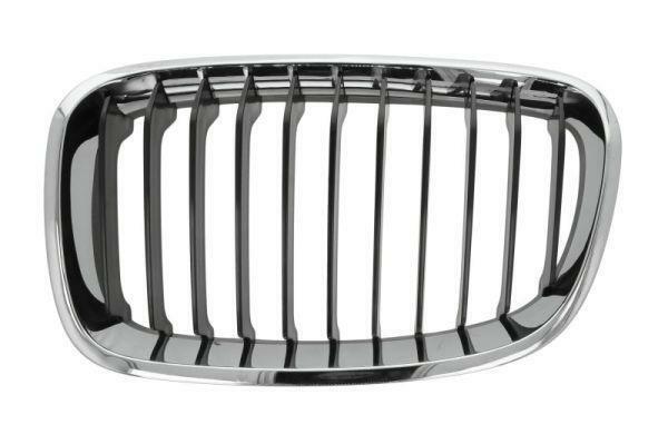 BMW 1 SERIES F20 2012 -2015 FRONT GRILLE LEFT CHROME FRAME 11 BLACK SLATS NEW