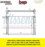 Load image into Gallery viewer, FORD FIESTA, FORD FUSION, MAZDA 2 RADIATOR BRAND NEW OEM 2S6H8005CB 2S6H8005AC
