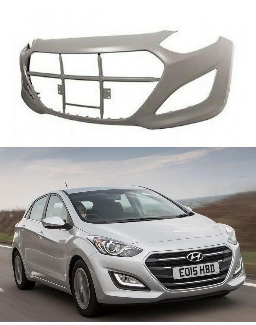 HYUNDAI i30 2015  - 2017 FRONT BUMPER NOT PRIMED INSURANCE QUALITY