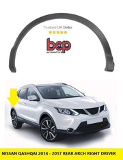 FOR NISSAN QASHQAI 2014 ON REAR WHEEL ARCH TRIM RIGHT DRIVER SIDE 938284EA0A