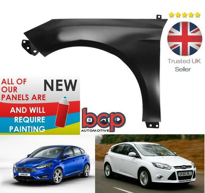 FORD FOCUS 2012 - 2018 FRONT WING LEFT PASSENGER SIDE NEW PRIMED OEM QUALITY