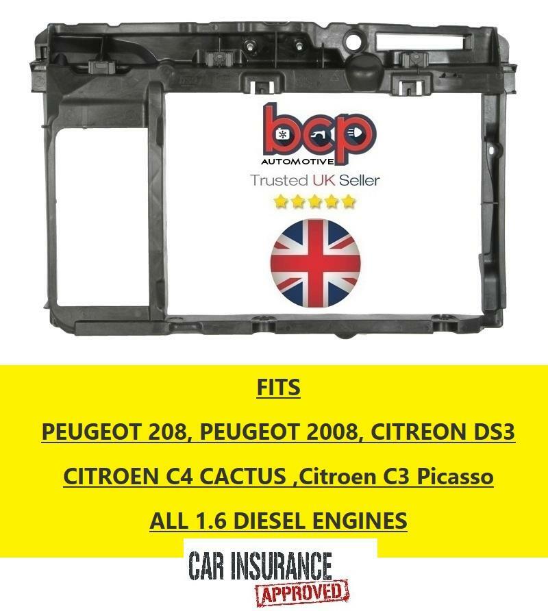 PEUGEOT 2008 1.6 HDI 2012 - 2019 FRONT PANEL RADIATOR SUPPORT 7104AF 9801492280