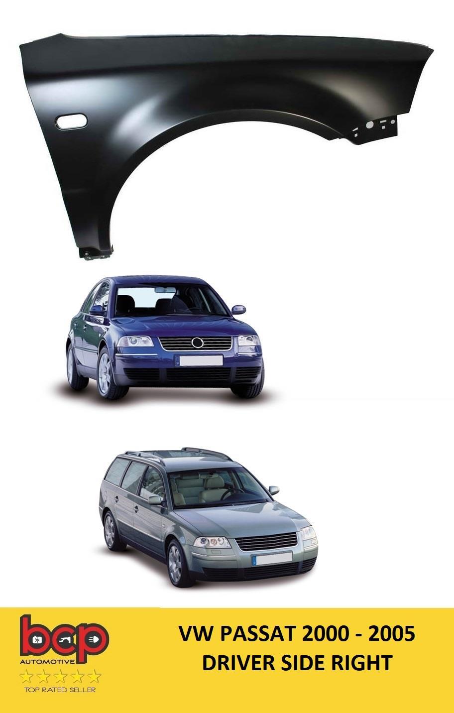 VW PASSAT 2000 - 2005 FRONT WING WITH IND HOLE RIGHT DRIVERS SIDE NEW PRIMED
