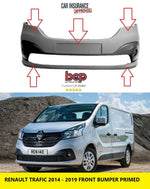 Load image into Gallery viewer, RENAULT TRAFIC 2014 - 2021 FRONT BUMPER PRIMED OE SPEC NEW INSURANCE APPROVED