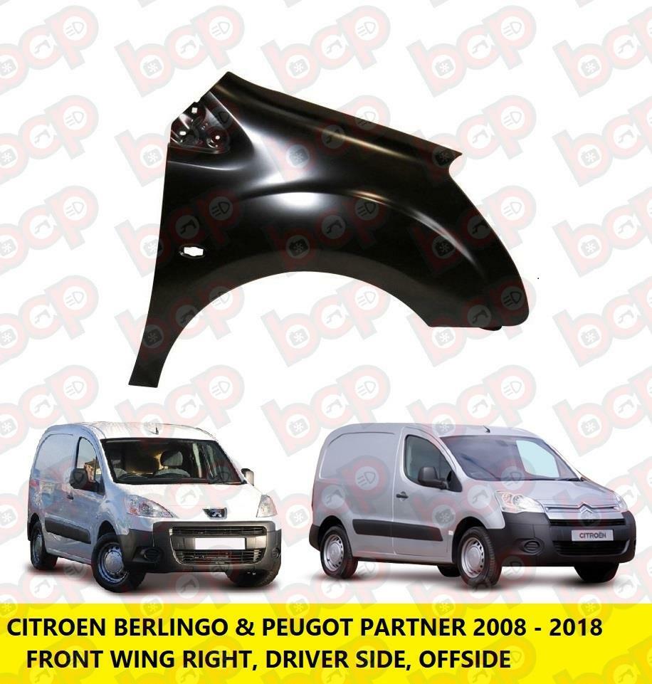 PEUGEOT PARTNER 2008 - 2018 FRONT WING DRIVERS SIDE RIGHT NEW INSURANCE APPROVED