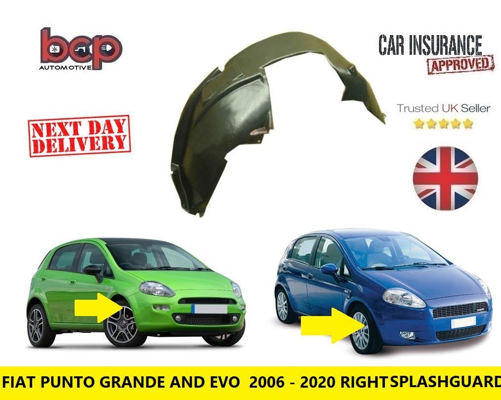 FIAT GRANDE EVO 2010 ON RIGHT SIDE FRONT WHEEL ARCH LINER INNER WING SPLASH