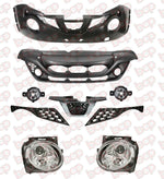 Load image into Gallery viewer, FOR NISSAN JUKE FRONT BUMPER AND LOWER BUMPER COMPLETE KIT WITH FOGS 2014 - 2019 NEW
