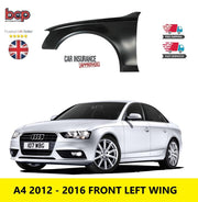 AUDI A4 B8 8K 2012 - 2015 FRONT WING LEFT NEARSIDE PASSENGERS NEW PRIMED