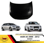 AUDI A3 2008 - 2012 BONNET INSURANCE APPROVED 8P0823029E