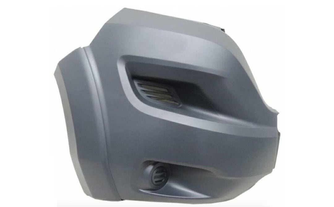 PEUGEOT BOXER  2014 ON FRONT END CAP BUMPER RIGHT TEXTURED NO FOG WITH WHEEL ARC