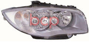 BMW 1 SERIES E87 2004-3/2007 HEADLAMP HEADLIGHT CHROME DRIVER SIDE O/S RIGHT RH
