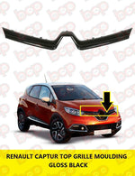 Load image into Gallery viewer, RENAULT CAPTUR 2013 - 2017 FRONT GRILLE MOULDING GLOSS BLACK TRIM 623820592R