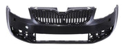 SKODA OCTAVIA 2013-2017 FRONT BUMPER PRIMED NEW WITH WASHER JET HOLES 5E0807217A