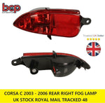 Load image into Gallery viewer, VAUXHALL CORSA C 2003 – 2006 REAR BOTTOM FOG LIGHT LAMP RIGHT DRIVER SIDE NEW