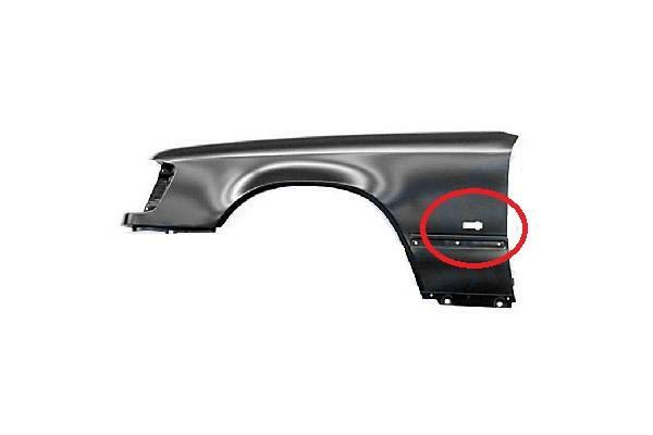 MERCEDES E CLASS W124 1984 - 1995 FRONT WING  LEFT SIDE WITH INDICATOR HOLE