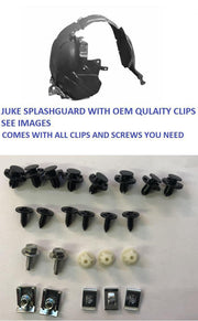 FITS NISSAN JUKE 2010 -2014 FRONT WING SPLASHGUARD INNER ARCH RIGHT WITH CLIPS