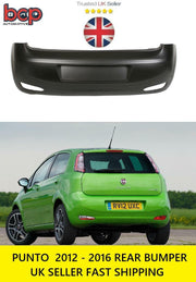 FIAT PUNTO 2012 - 2018 REAR BUMPER NEW INSURANCE APPROVED HIGH QUALITY 735564075