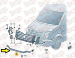 Load image into Gallery viewer, VW CRAFTER 2011 - 2017  GRILLE HOLDER LOWER TRIM BUMPER UPPER PANEL 2E0853194A