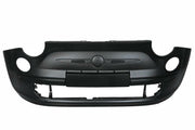 FIAT 500 2007 - 2015 FRONT BUMPER PRIMED BLACK NO MOULDING HOLES POP OR SPORT