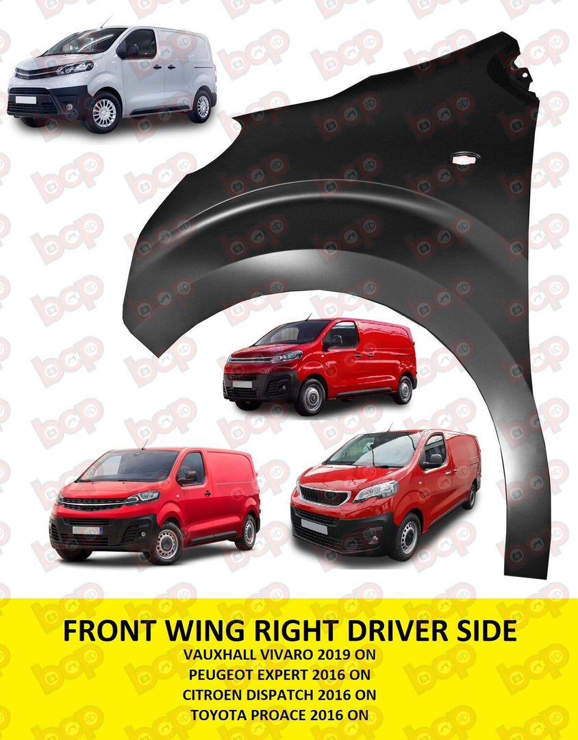 TOYOTA PROACE 2016 2017 2018 2019 2020 2021 2022 FRONT WING LEFT PASSENGER SIDE