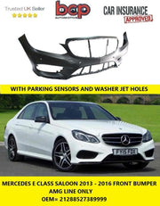 MERCEDES E CLASS W212 2013 – 2016 FRONT BUMPER PRIMED AMG LINE A21288527389999