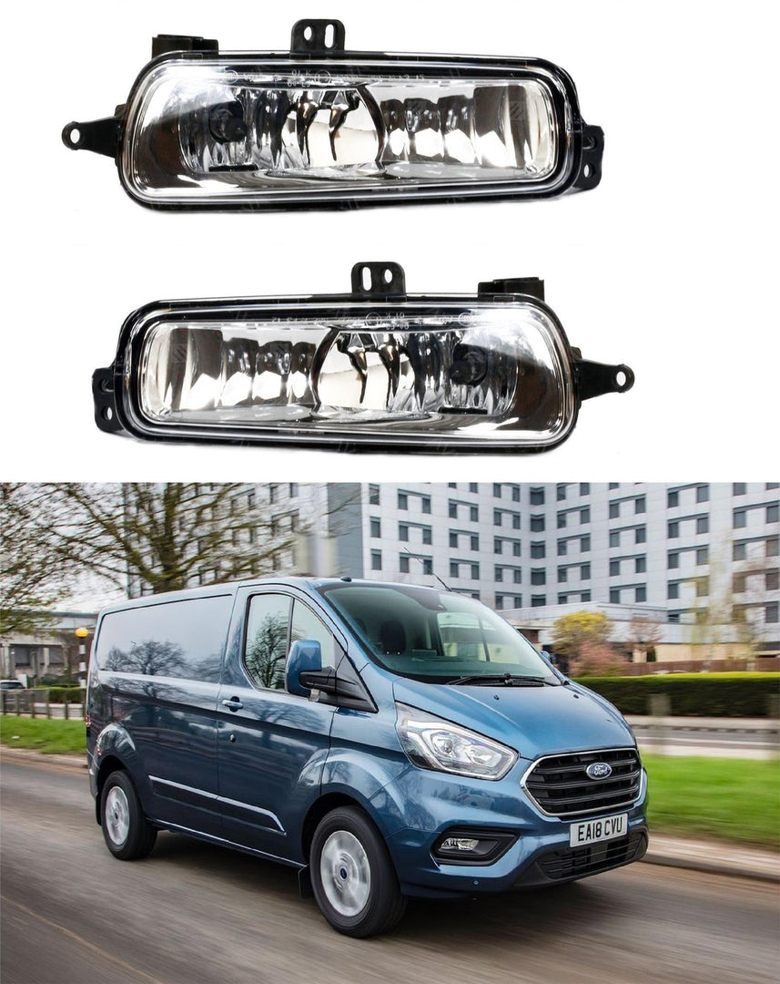 FORD TRANSIT CUSTOM 2018 ON FRONT FOG LIGHT LAMP PAIR LEFT & RIGHT BRAND NEW