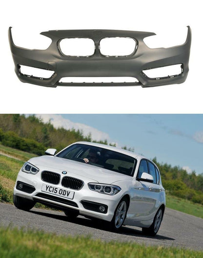 BMW 1 SERIES F20 2015 - 2019 ON FRONT BUMPER NO PARKING SENSOR OR WASHER PRIMED