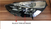 RENAULT CLIO MK4 2012-2016 BLACK TRIM HEADLIGHT HEADLAMP PASSENGER SIDE
