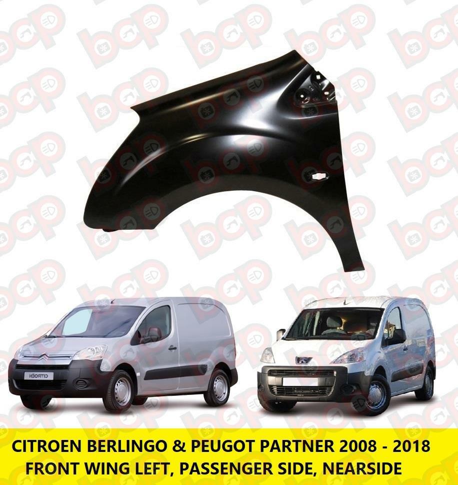 PEUGEOT PARTNER 2008 - 2018 FRONT WING PASSENGERS SIDE LEFT INSURANCE APPROVED
