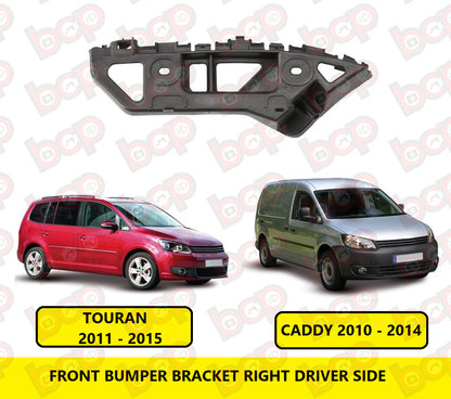 VW CADDY 2011 - 2015 FRONT BUMPER BRACKET HOLDER RIGHT DRIVERS SIDE 2K5807184