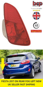 Load image into Gallery viewer, FORD FIESTA 2017 ON REAR BUMPER LIGHT LAMP REFLECTOR LEFT PASSENGER SIDE 2114049