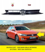 Load image into Gallery viewer, VW POLO GRILLE WITH CHROME 2017 2018 2019 2020 2021 NEW NO BADGE
