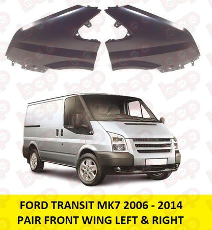 FORD TRANSIT MK7 2006 - 2013 FRONT WINGS FENDER PAIR LEFT RIGHT BOTH SIDES