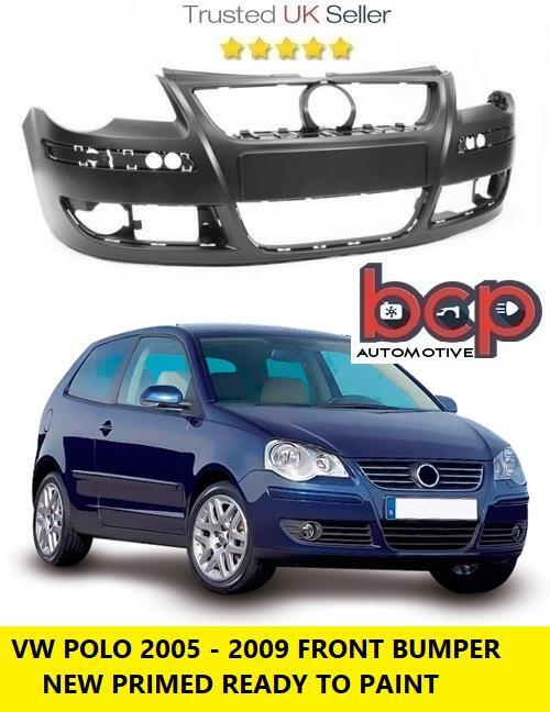VW POLO 9N3 2005 - 2009 FRONT BUMPER NEW PRIMED READY TO PAINT OEM QUALITY